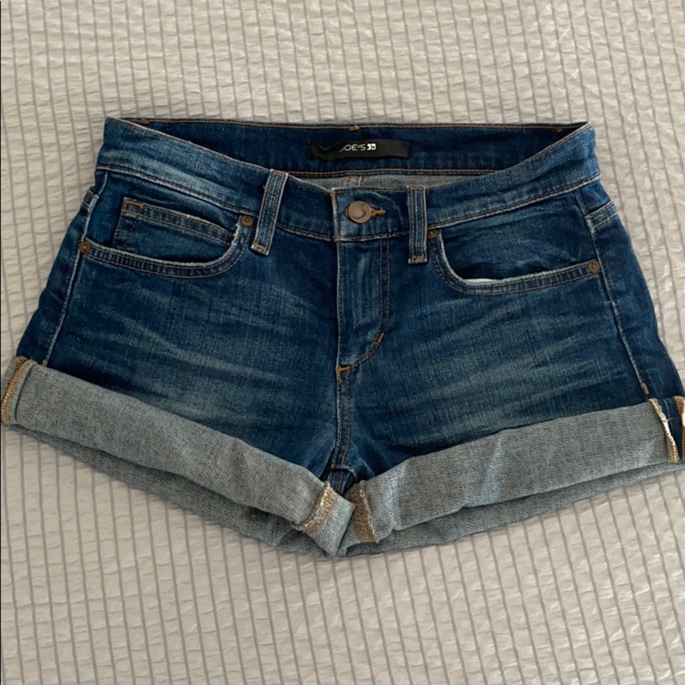 Joe’s jeans size 25 roll up cuff super soft shorts